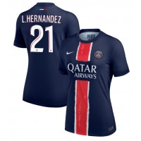 Billiga Paris Saint-Germain Lucas Hernandez #21 Hemma fotbollskläder Dam 2024-25 Kortärmad